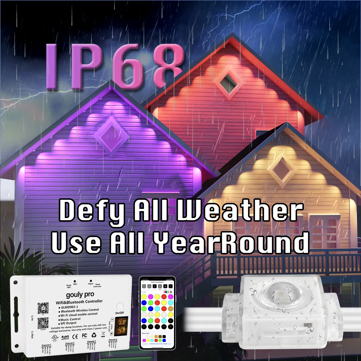 Gouly Permanent Outdoor Light